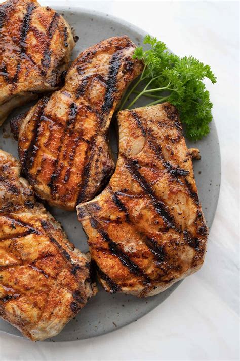 Juicy Grilled Pork Chops - All Day I Dream About Food