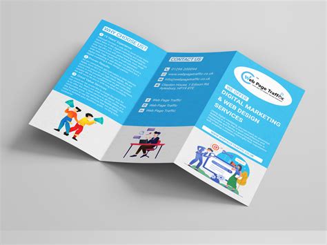 Digital Marketing Tri Fold Brochure Template by Bapi Debnath on Dribbble