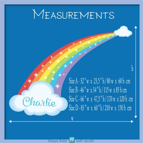 Rainbow With Clouds Wall Decal Pastel Rainbow Sticker - Etsy