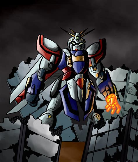 Burning Gundam by MegaRyan104 on DeviantArt