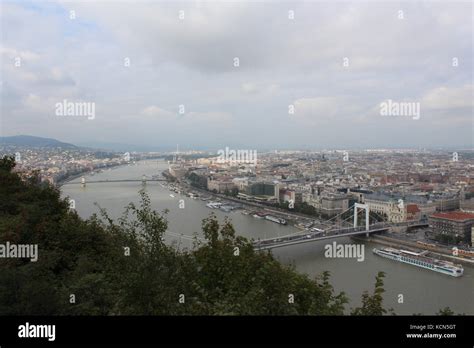 Budapest view from Gellert Hill Stock Photo - Alamy