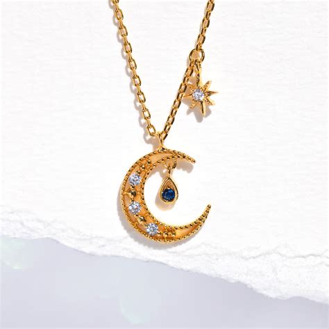 Blue Moon Necklace – Girls Crew