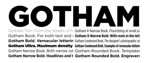 Gotham Font