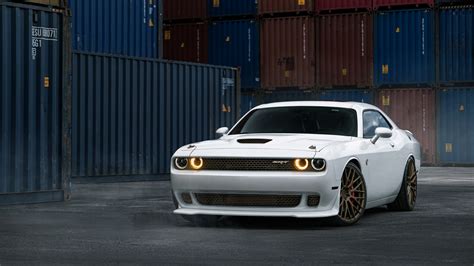 Dodge Challenger SRT Hellcat White Wallpaper | HD Car Wallpapers | ID #6945