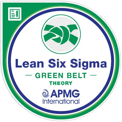 Lean Six Sigma Green Belt (Theory Exam) - Credly