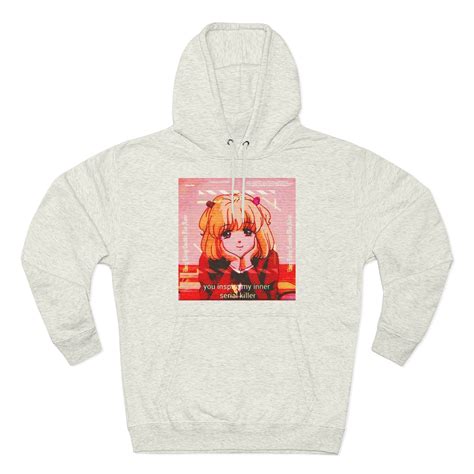 Aesthetic anime quote hoodie edgy anime hoodie | Etsy