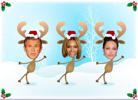 eCards - Dancing Xmas Deer