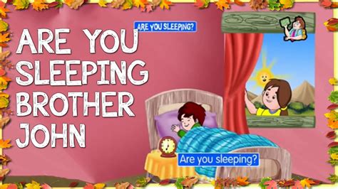 Are you Sleeping Brother John - Animated English Nursery Rhyme for children - YouTube