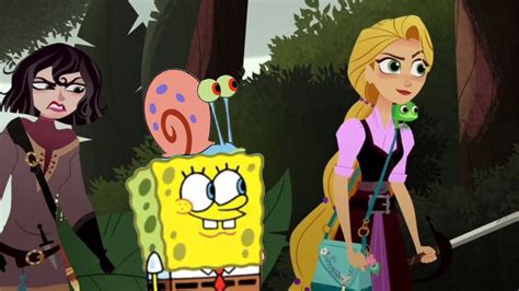 SpongeBob Tangled Crossover by leonsart933838 on DeviantArt