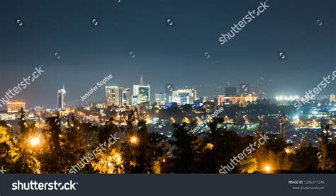 Panoramic View Kigali City Skyline Lit Stock Photo 1206311245 ...