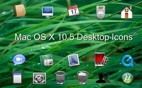 Mac OS X Desktop Icon Set by vistaskinner99 on DeviantArt