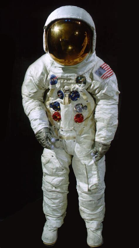 Front view of Aldrin Apollo 11 Spacesuit | Space suit, Nasa space suit ...