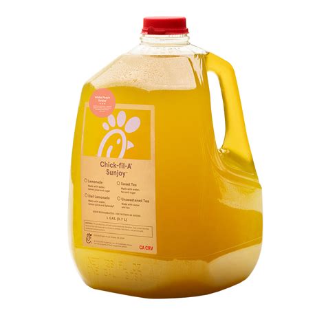 Gallon White Peach Sunjoy® Nutrition and Description | Chick-fil-A ...