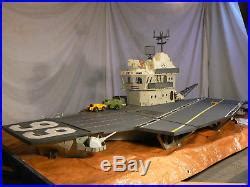 GI JOE USS FLAGG Aircraft Carrier 1985 HASBRO Near Complete with Manual, Keel Haul | Air Craft ...