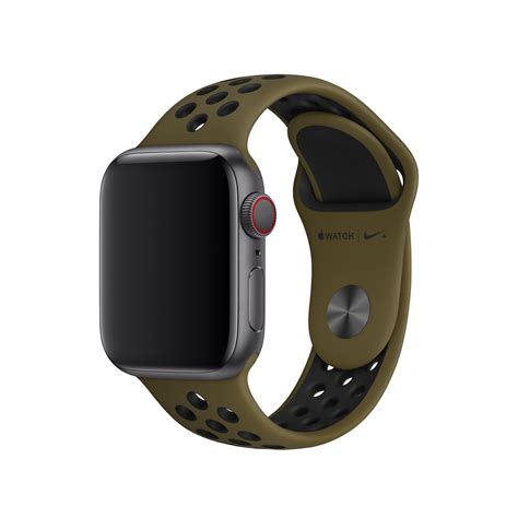 Olive Flak/Black Nike Sport Band : AppleWatch