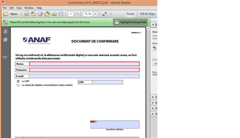 Anaf Document De Confirmare - 2