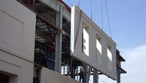 Precast Concrete Floor, Wall and Frame Construction Process