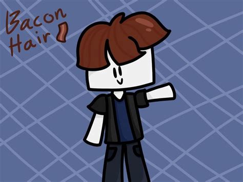 Roblox Fan Art Bacon Hair