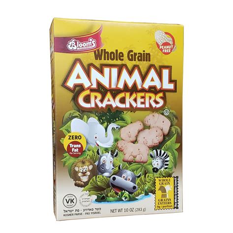 Whole Grain Animal Crackers - Bloom's Kosher