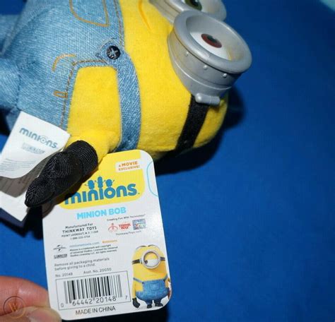 Minion Bob Plush Despicable Me Plush Doll 6" Thinkway Toys $14.50 NWT ...