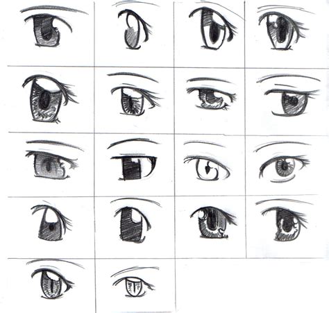 Anime Eyes Sketch at PaintingValley.com | Explore collection of Anime Eyes Sketch