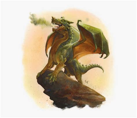 Dnd 5e Green Dragon , Png Download - Dnd Green Dragon Wyrmling ...