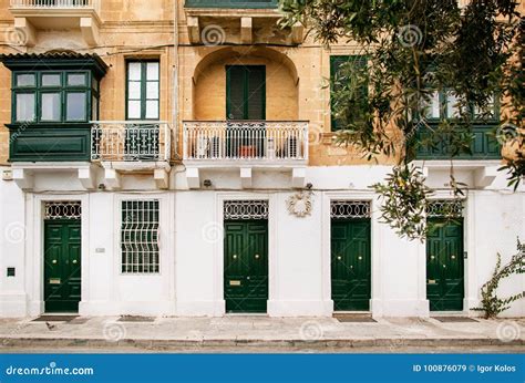 Traditional Maltese Architecture Stock Image - Image of historical, rock: 100876079