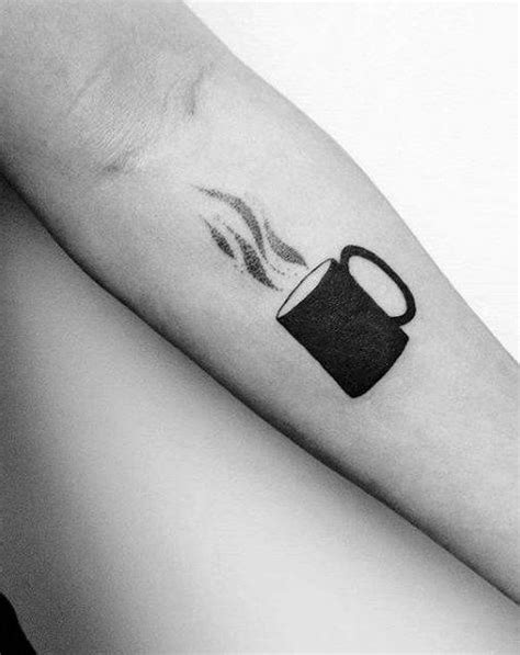 40 Coffee Cup Tattoo Designs For Men - Java Ink Ideas