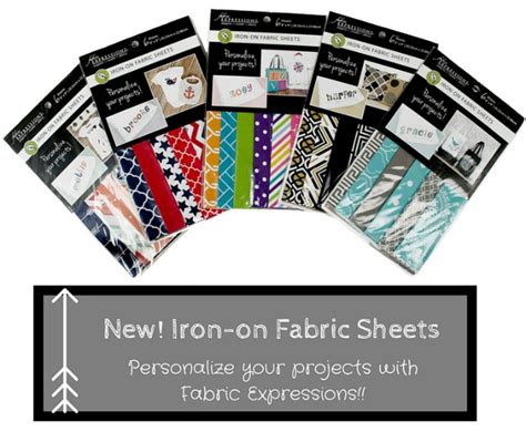 New! Iron-On Fabric Sheets - Fabric Editions Blog