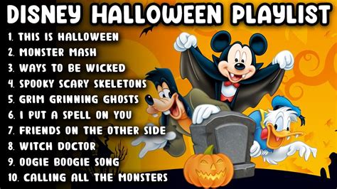 Disney Halloween Songs Playlist Disney Halloween Music Mix - Uohere