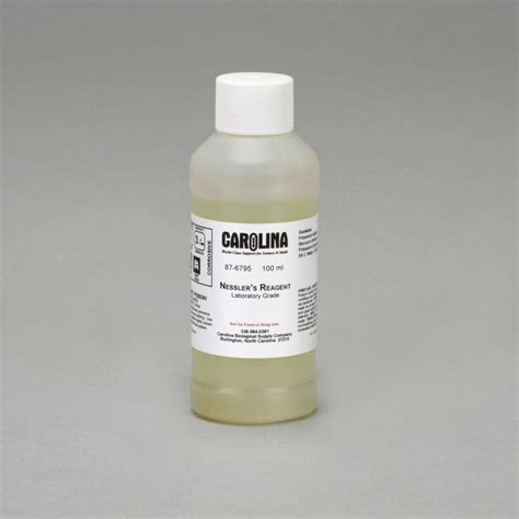 Nessler Reagent, Laboratory Grade, 100 mL | Carolina Biological Supply