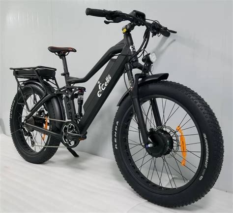 E-Cells’ AWD 1000 Watt Black Super Monarch E-bike has the power to take you above and beyond ...