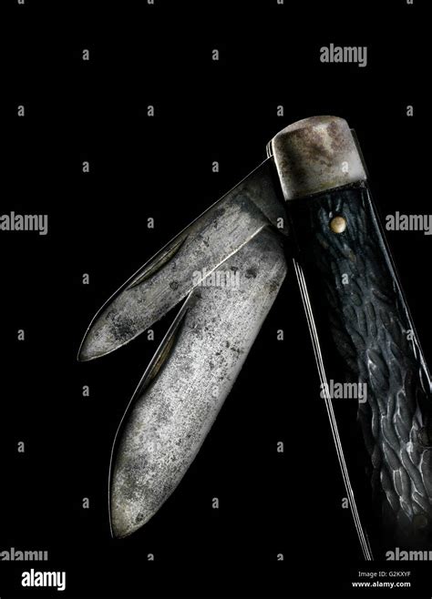 Pocket Knife Blades Stock Photo - Alamy