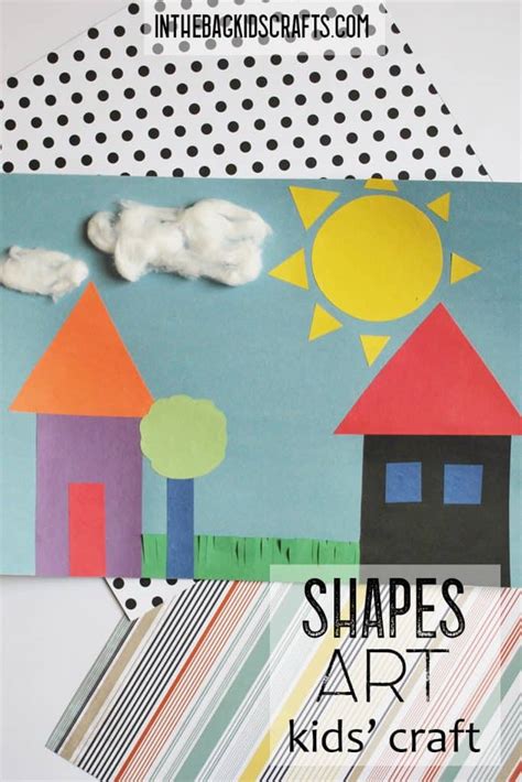 Fun With Shapes Artwork • In the Bag Kids' Crafts