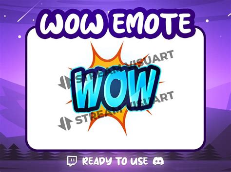 Exciting Wow Emote for Live Streaming - StreamersVisuals