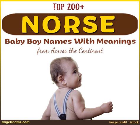 Top 200 Norse Baby Boy Names With Meanings | Angelsname.com