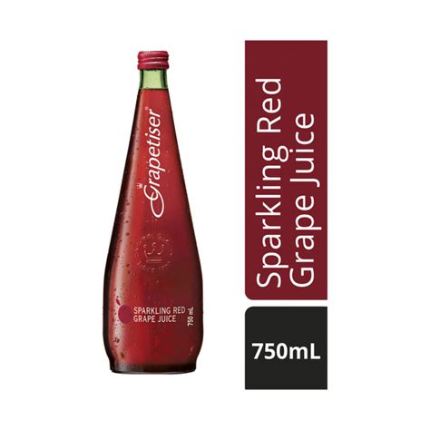 Buy Grapetiser Sparkling Red Grape Juice Bottle 750mL | Coles