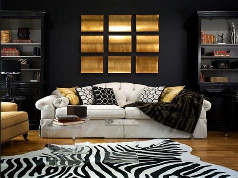 Dramatic Zebra Living Room Decoration Ideas - Top Dreamer