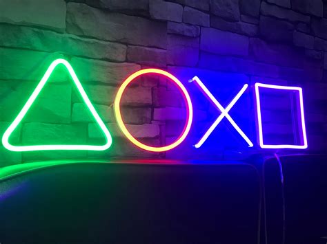 Playstation LED Neon Sign Custom Neon Light Flex Led Neon | Etsy