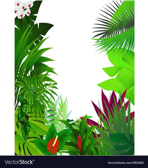 Nature forest background Royalty Free Vector Image