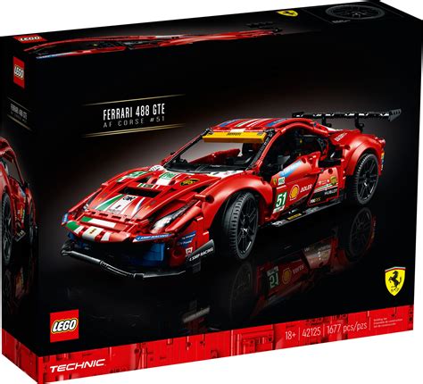 LEGO Technic 42125 Ferrari 488 GTE offiziell mit Bildern vorgestellt!