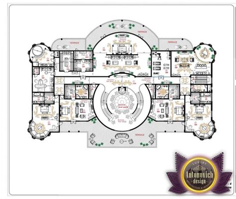 Luxury House Plan 5 by Antonovich Designs | Luxury house, Luxury house floor plans, House plans