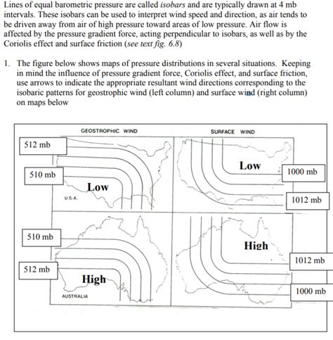 Solved Lines of equal barometric pressure are called isobars | Chegg.com