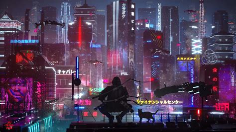 Cyberpunk Cat Wallpapers - Top Free Cyberpunk Cat Backgrounds - WallpaperAccess