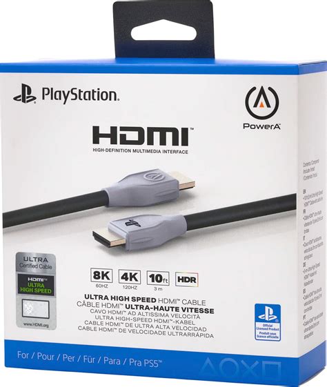 PowerA Ultra High Speed HDMI 2.1 Cable for PS5 Ultra HDMI for PS5 ...