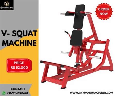 V Squat Machine, For Gym at Rs 52000 in Jalandhar | ID: 2853089065473