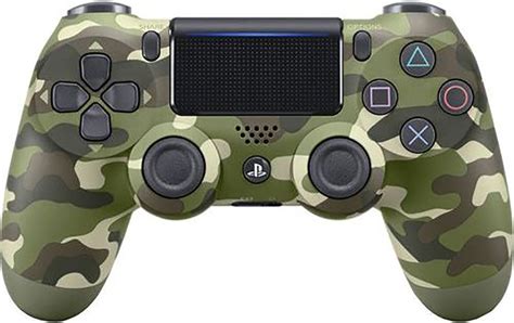 PlayStation 4 Dualshock 4 Wireless V2 Controller (Green Camouflage) | PlayStation 4 Hardware ...