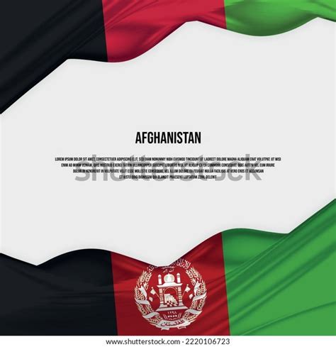 Afghanistan Flag Design Waving Afghanistan Flag Stock Vector (Royalty Free) 2220106723 ...