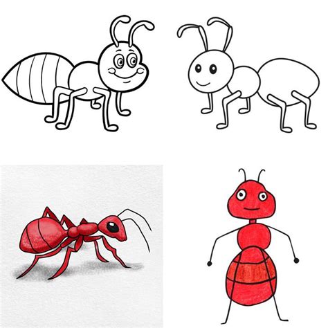 25 Easy Ant Drawing Ideas - How to Draw an Ant