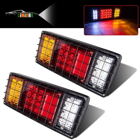 LIMICAR 40 LED Trailer Tail Lights Bar Waterproof Turn Signal Brake Reverse Running Lights with ...